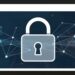 Browser window with a partially transparent padlock icon.