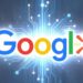 Walmart and Google logos merging with AI elements.