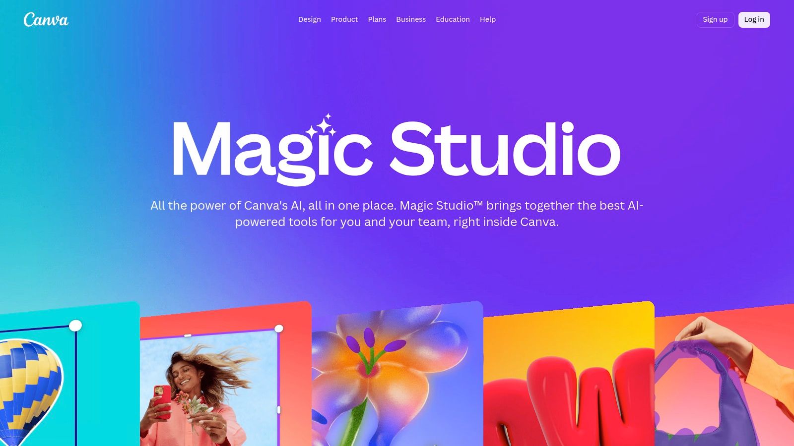 Canva — Magic Studio (Pro/Teams/Enterprise)