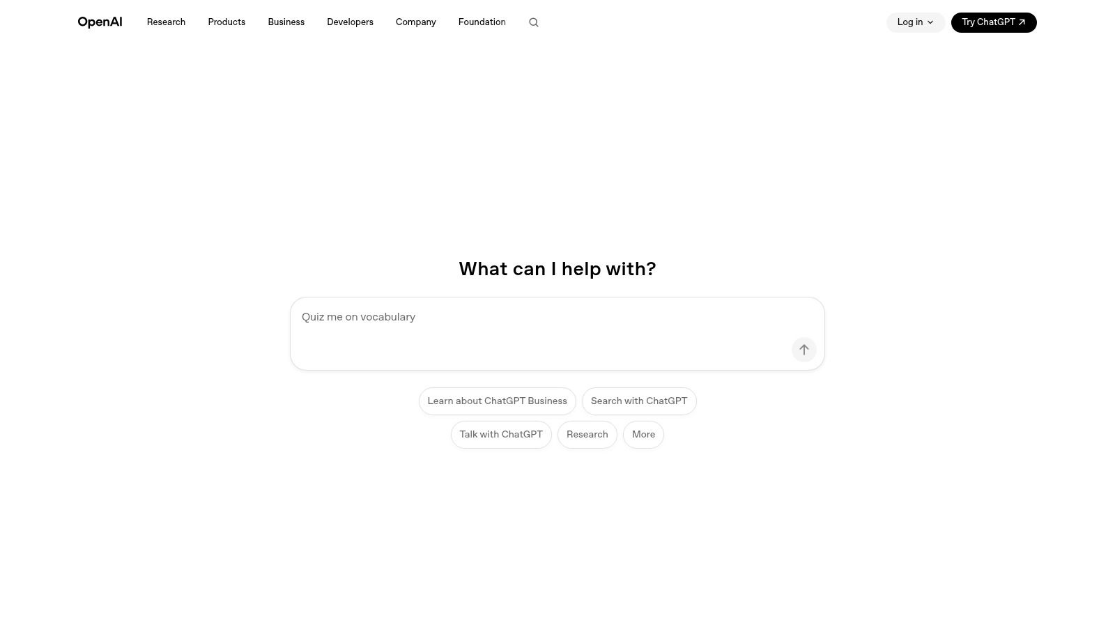 OpenAI — ChatGPT (Business/Enterprise)
